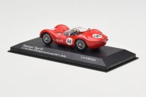 Maserati Tipo 61 #98 C. Shelby Times Mirror Grand Prix Riverside 1960 Minichamps 1:43 400601298 Fém – 3. kép a 4-ből