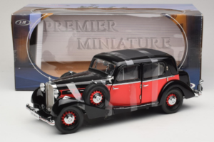 Maybach SW35 Hardtop Fekete Piros Premier Miniature 1:18 PM-38208 Fém – 6. kép a 6-ből