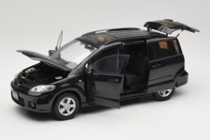 Mazda 5 Fekete Paudi 1:18 2169BK Fém – 2. kép a 8-ből