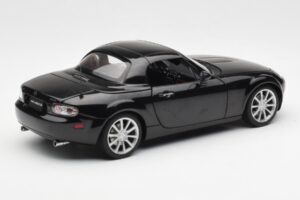 Mazda MX-5 NC Roadster Retractable Hardtop US Spec Fekete AUTOart 1:18 75971 Fém – 5. kép a 10-ből