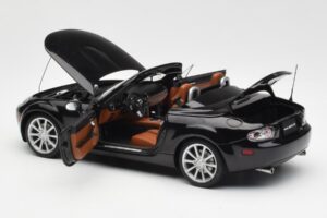 Mazda MX-5 NC Roadster Retractable Hardtop US Spec Fekete AUTOart 1:18 75971 Fém – 7. kép a 10-ből