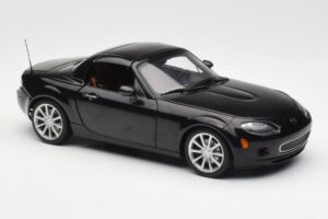 Mazda MX-5 NC Roadster Retractable Hardtop US Spec Fekete AUTOart 1:18 75971 Fém – 8. kép a 10-ből
