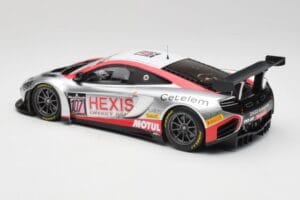 McLaren 12C GT3 Hexis Racing #107 O. Panis / F. Cazenave 24 Hours of Spa 2013 Minichamps 1:18 151131397 Fém – 5. kép a 6-ből