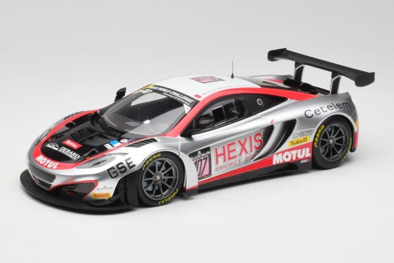 McLaren 12C GT3 Hexis Racing #107 O. Panis / F. Cazenave 24 Hours of Spa 2013 Minichamps 1:18 151131397 Fém