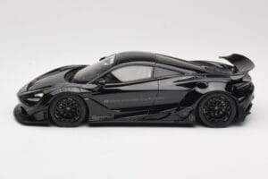 McLaren 720S LB Works Fekete GT Spirit 1:18 GT516 Gyanta – 3. kép a 6-ből