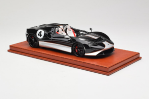 McLaren Elva Fekete Ezüst AB Models 1:18 REMC022 Gyanta – 4. kép a 7-ből