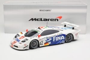 McLaren F1 GTR BMW Motorsport #42 J. Lehto / S. Soper / N. Piquet 24 Hours of Le Mans 1997 Minichamps 1:18 530133742 Fém – 8. kép a 8-ből