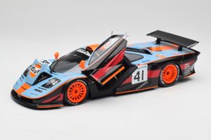 McLaren F1 GTR Gulf #41 P. Gounon / S. Oloffson 24 Hours of Le Mans 1997 Minichamps 1:18 530133741 Fém – 2. kép a 8-ből