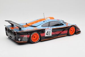 McLaren F1 GTR Gulf #41 P. Gounon / S. Oloffson 24 Hours of Le Mans 1997 Minichamps 1:18 530133741 Fém – 3. kép a 8-ből