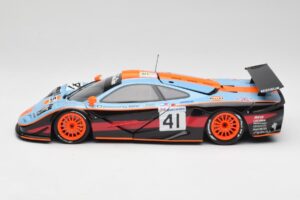 McLaren F1 GTR Gulf #41 P. Gounon / S. Oloffson 24 Hours of Le Mans 1997 Minichamps 1:18 530133741 Fém – 4. kép a 8-ből