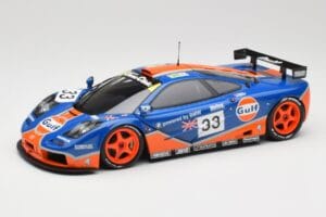 McLaren F1 GTR Gulf Racing #33 S. Bellm / A. Weaver / J. Lehto 24 Hours of Le Mans 1996 Minichamps 1:18 530133633 Fém