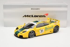 McLaren F1 GTR Harrods Mach One Racing #51 A. Wallace / D. Bell / J. Bell 24 Hours of Le Mans 1995 Minichamps 1:18 530133551  – 8. kép a 8-ből