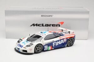 McLaren F1 GTR Team Bigazzi #39 N. Piquet / A. Cecotto / D. Sullivan 24 Hours of Le Mans 1996 Minichamps 1:18 530133639 Fém – 8. kép a 8-ből