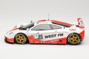 McLaren F1 GTR West Competition #49 J. Nielsen / J. Mass / T. Bscher 24 Hours of Le Mans 1995 Minichamps 1:18 530133549 Fém – 4. kép a 8-ből