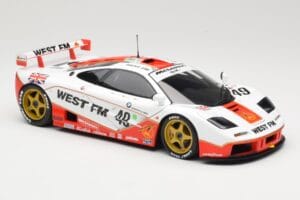 McLaren F1 GTR West Competition #49 J. Nielsen / J. Mass / T. Bscher 24 Hours of Le Mans 1995 Minichamps 1:18 530133549 Fém – 6. kép a 8-ből