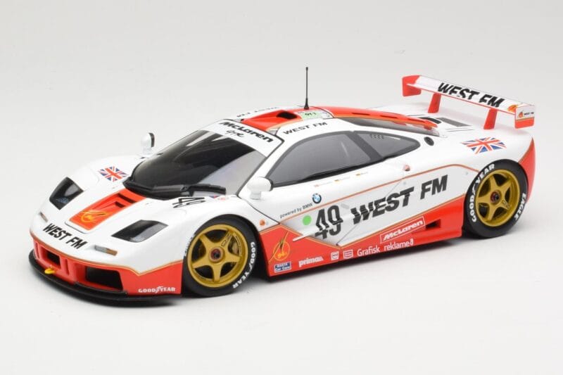 McLaren F1 GTR West Competition #49 J. Nielsen / J. Mass / T. Bscher 24 Hours of Le Mans 1995 Minichamps 1:18 530133549 Fém