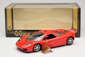 McLaren F1 High Mirror Light Red Guiloy 1:18 67505 Fém – 8. kép a 8-ből