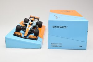 McLaren MCL35M #4 L. Norris 3rd Place Monaco GP 2021 Minichamps 1:18 533212402 Fém – 6. kép a 6-ből