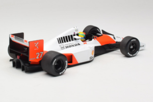 McLaren MP4/5B Honda #27 A. Senna Marlboro McLaren F1 World Champion 1990 Minichamps 1:18 540901827 Fém – 2. kép a 7-ből