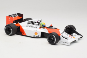 McLaren MP4/5B Honda #27 A. Senna Marlboro McLaren F1 World Champion 1990 Minichamps 1:18 540901827 Fém – 4. kép a 7-ből
