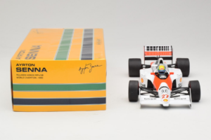 McLaren MP4/5B Honda #27 A. Senna Marlboro McLaren F1 World Champion 1990 Minichamps 1:18 540901827 Fém – 6. kép a 7-ből