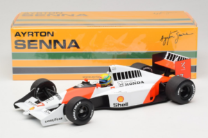McLaren MP4/5B Honda #27 A. Senna Marlboro McLaren F1 World Champion 1990 Minichamps 1:18 540901827 Fém – 7. kép a 7-ből