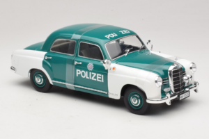 Mercedes 180 Ponton Polizei Revell 1:18 8863 Fém – 4. kép a 6-ből
