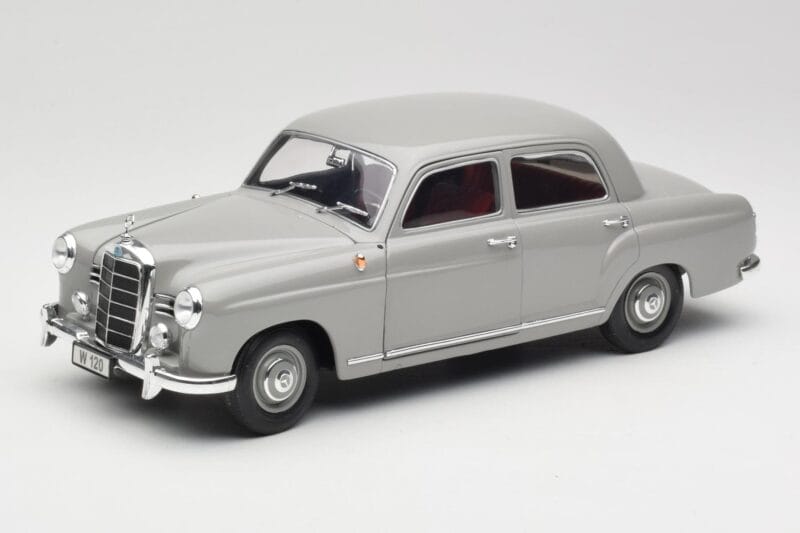 Mercedes 180 W120 Ponton Graphite Grey Revell 1:18 08974 Fém
