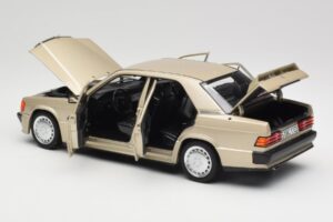Mercedes 190E W201 2.3-16 Smoke Silver Metallic Norev 1:18 183831 Fém – 5. kép a 8-ből