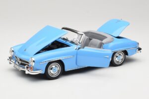 Mercedes 190 SL W121 Világoskék Norev 1:18 183400 Fém – 2. kép a 8-ből