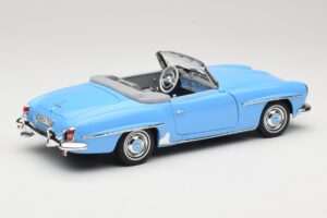 Mercedes 190 SL W121 Világoskék Norev 1:18 183400 Fém – 3. kép a 8-ből