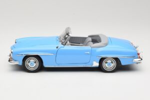 Mercedes 190 SL W121 Világoskék Norev 1:18 183400 Fém – 4. kép a 8-ből