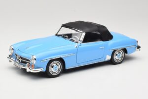 Mercedes 190 SL W121 Világoskék Norev 1:18 183400 Fém