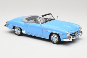 Mercedes 190 SL W121 Világoskék Norev 1:18 183400 Fém – 6. kép a 8-ből