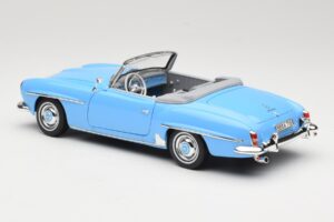 Mercedes 190 SL W121 Világoskék Norev 1:18 183400 Fém – 7. kép a 8-ből