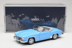 Mercedes 190 SL W121 Világoskék Norev 1:18 183400 Fém – 8. kép a 8-ből