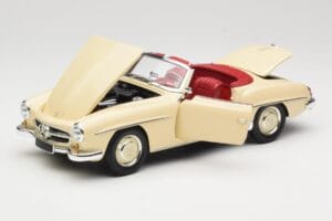 Mercedes 190 SL W121 Bézs Minichamps 1:18 103037034 Fém – 2. kép a 8-ből
