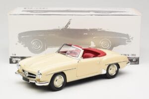 Mercedes 190 SL W121 Bézs Minichamps 1:18 103037034 Fém – 8. kép a 8-ből