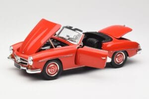 Mercedes 190 SL W121 Guards Red Minichamps 1:18 100037032 Fém – 2. kép a 8-ből