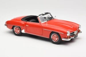 Mercedes 190 SL W121 Guards Red Minichamps 1:18 100037032 Fém – 6. kép a 8-ből