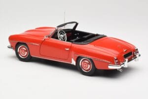 Mercedes 190 SL W121 Guards Red Minichamps 1:18 100037032 Fém – 7. kép a 8-ből