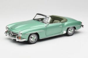 Mercedes 190 SL W121 Világoszöld Metál Norev 1:18 183401 Fém