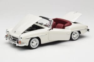 Mercedes 190 SL W121 Világosszürke Norev 1:18 B66040710 Fém – 2. kép a 10-ből