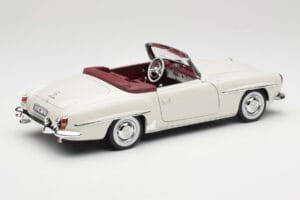 Mercedes 190 SL W121 Világosszürke Norev 1:18 B66040710 Fém – 4. kép a 10-ből
