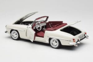 Mercedes 190 SL W121 Világosszürke Norev 1:18 B66040710 Fém – 7. kép a 10-ből