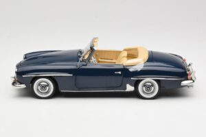 Mercedes 190 SL W121 Middle Blue Norev 1:18 183403 Fém – 4. kép a 8-ből
