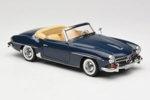 Mercedes 190 SL W121 Middle Blue Norev 1:18 183403 Fém – 6. kép a 8-ből