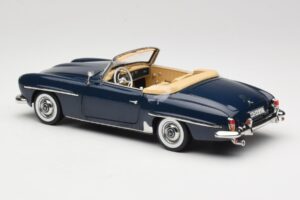 Mercedes 190 SL W121 Middle Blue Norev 1:18 183403 Fém – 7. kép a 8-ből