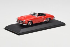 Mercedes 190 SL W121 Piros Minichamps 1:43 940033131 Fém – 2. kép a 4-ből