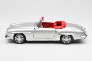Mercedes 190 SL W121 Ezüst Norev 1:18 B660640604 Fém – 4. kép a 8-ből